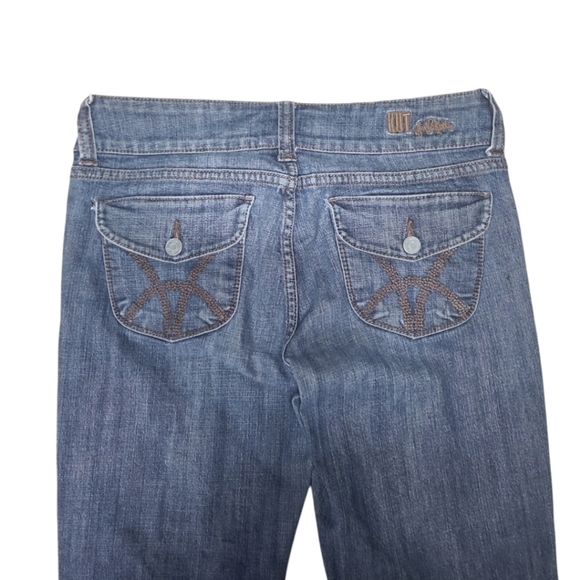 Kut from the Kloth Jeans Mid Rise Boot Cut Double Button Size 6 - Picture 13 of 15